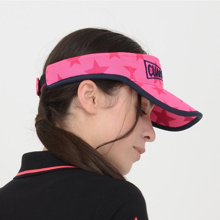 サンバイザー メッシュ 総柄 星柄 刺繍 フロントロゴ クアルトユナイテッド ゴルフグッズ 帽子 アウトレット 20SS | Cuarto UNITED | 05