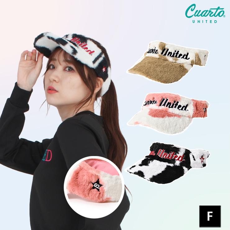 CUARTO UNITED ひまわり柄 ゴルフウェア セットアップ&サンバイザー