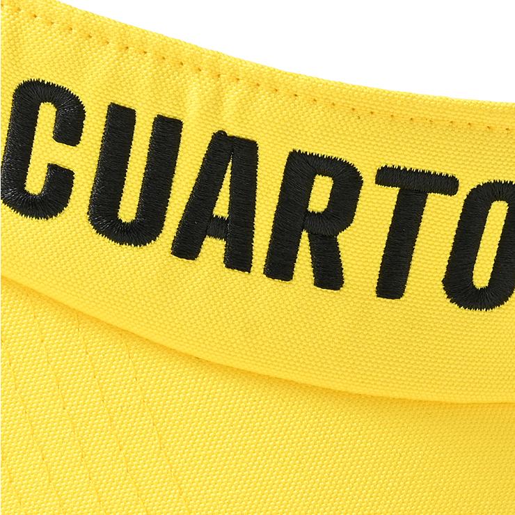 Cuarto UNITED サンバイザー 刺繍 スマイルマーク ナンバリング