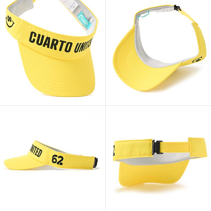 Cuarto UNITED（クアルトユナイテッド） ナンバリング刺繍サンバイザー