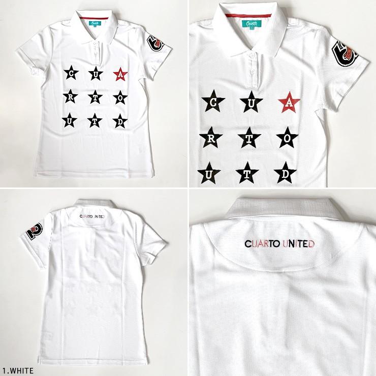 Cuarto UNITED（クアルトユナイテッド） ポロシャツ 半袖 星型 