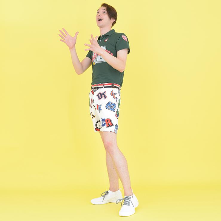 ゴルフ ショート パンツ クアルトユナイテッド アルファベット リンク コーデ 可 メンズ W6058men Cuarto United 通販 Yahoo ショッピング