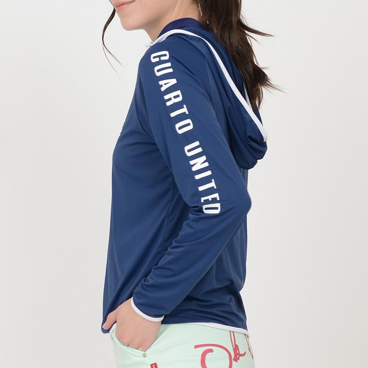 Cuarto UNITED パーカー Cuarto UNITED パーカー ジップアップ 接触冷感 吸汗速乾