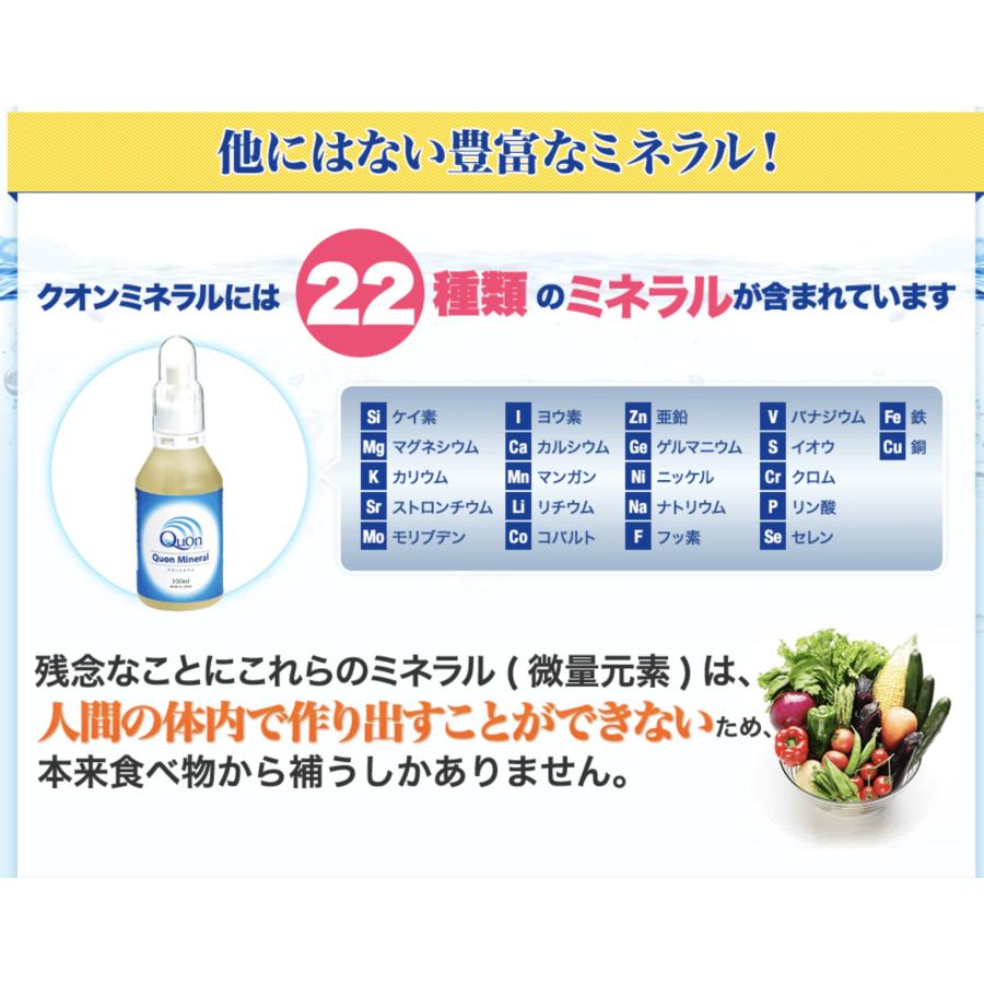 クオンミネラル100ml 2本セット クオンミネラル100ml 2本セット Quon mineral 100ml | Western