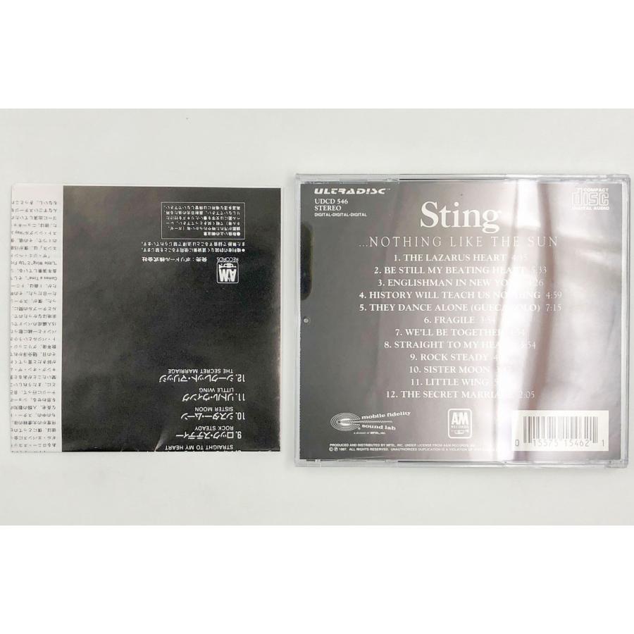 ♪) CD Sting スティング /  NOTHING LIKE THE SUN ナッシング
