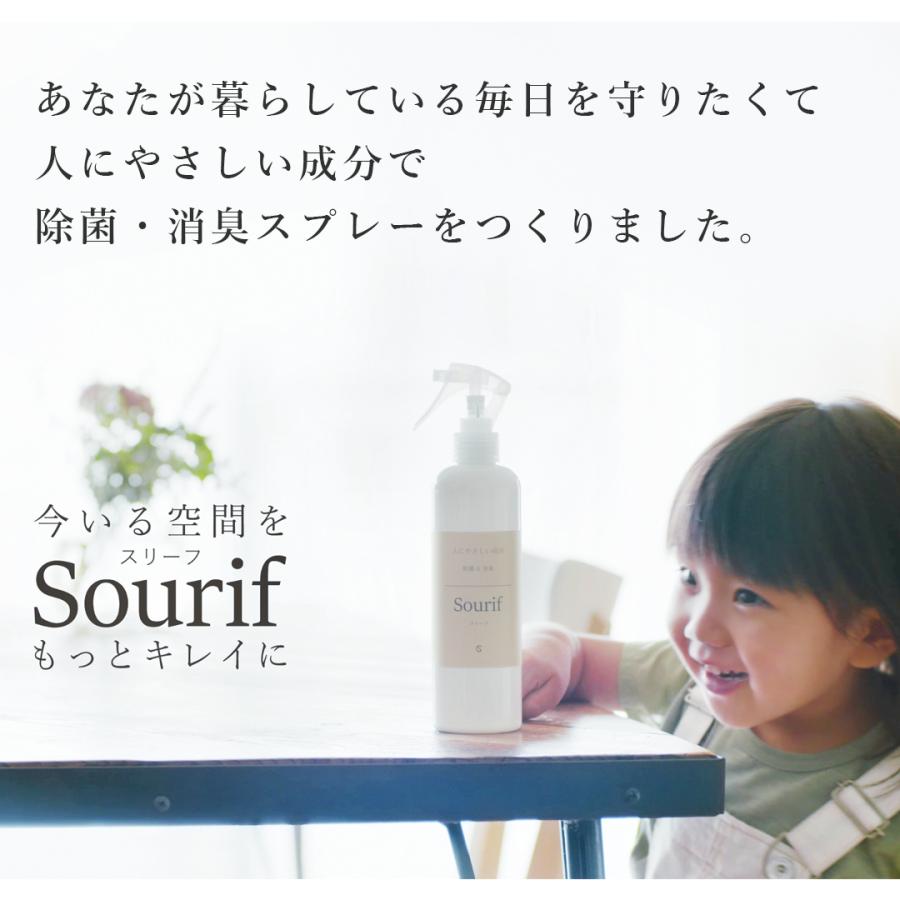 予備トリガー付 Sourif スリーフ 除菌スプレー 花粉対策 除菌 消臭 次亜塩素酸ナトリウム 次亜塩素酸水 送料無料 | スリーフ | 08