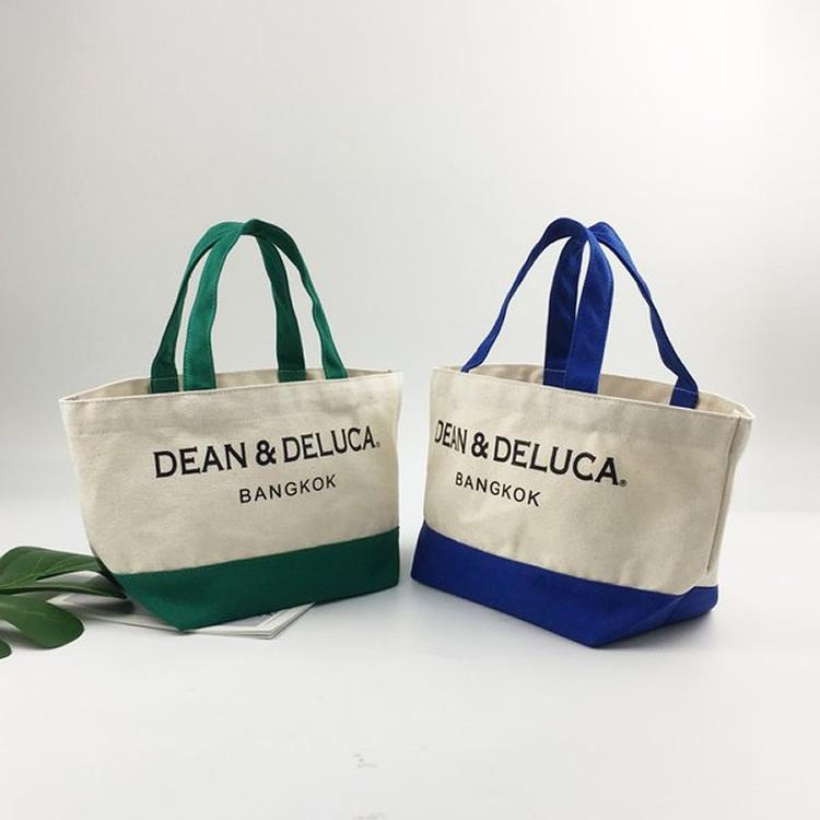 【DEAN&DELUCA】バンコク限定 ディーンデルーカキャンバストート タイ限定 DEAN&DELUCA ナチュラルキャンバス バンコクトート