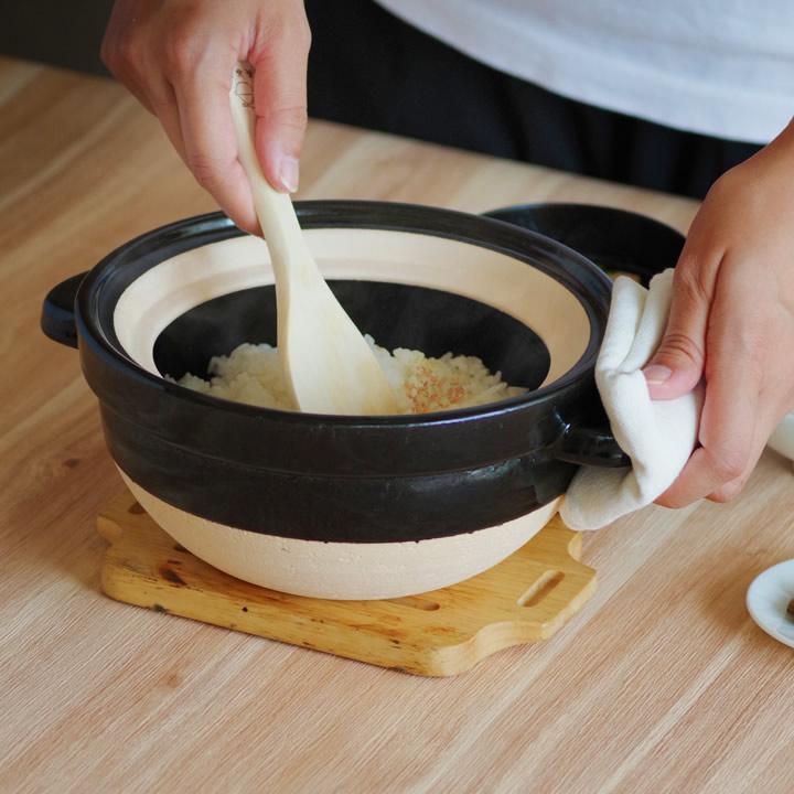 土鍋ごはん かまどさん 2合炊き 15819 ACT-03 長谷園 土鍋 ごはん ごはん土鍋 土鍋 ごはん土鍋 伊賀土鍋 伊賀焼 日本製 クッチーナ｜cucina-y｜02