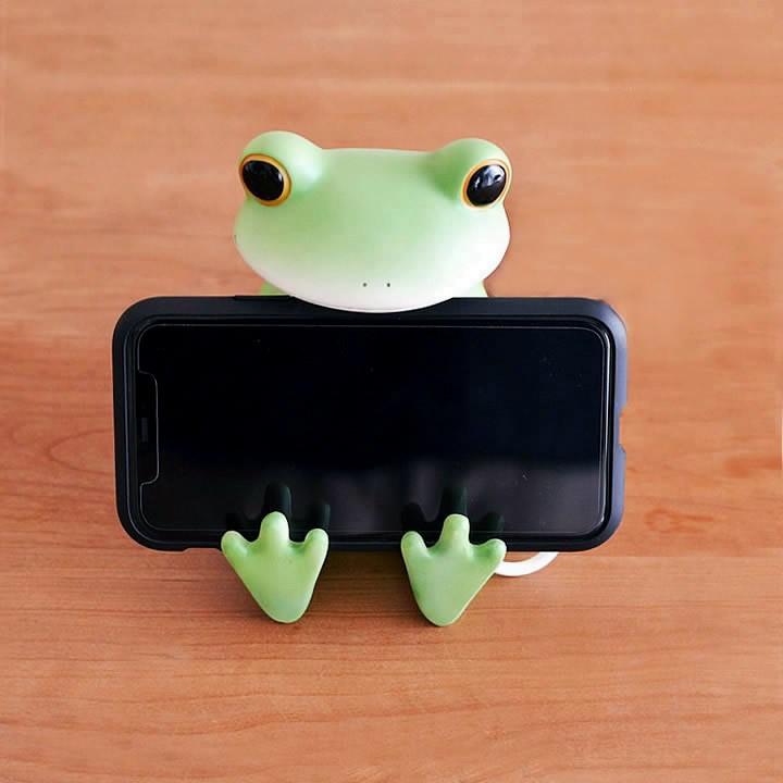 スマホスタンド かわいい カエル の スマホ立て Copeau コポー カエル グッズ 雑貨 スマートフォン スマホ デスク かわいい ギフト プレゼント クッチーナ 726 F6377 キッチン雑貨 インテリア Cucina 通販 Yahoo ショッピング