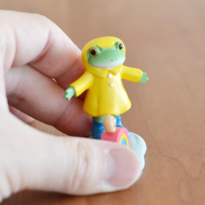 カエル 置物 虹 が出た！ Copeau コポー グッズ 玄関 かえる