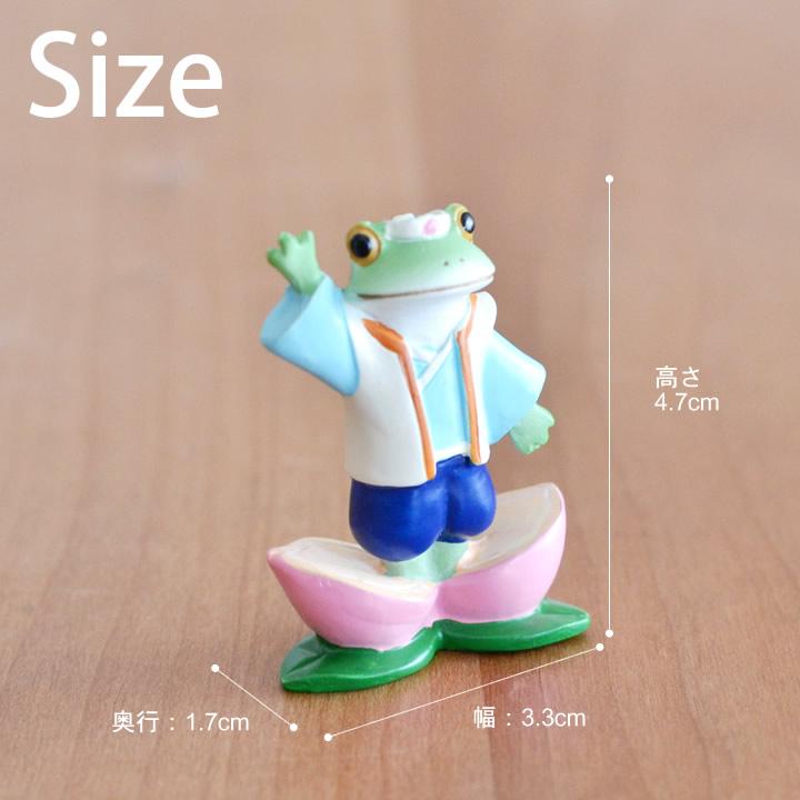 100円OFFクーポン対象】 カエルの置物 カエル 置物 桃タロウ