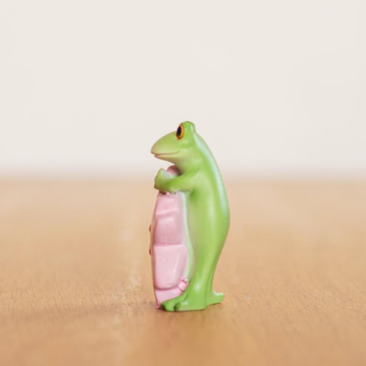 カエルの置物 カエル 置物 桜の花とハイポーズ Copeau コポー カエルの置物 カエル 置物 桜の花とハイポーズ Copeau コポー