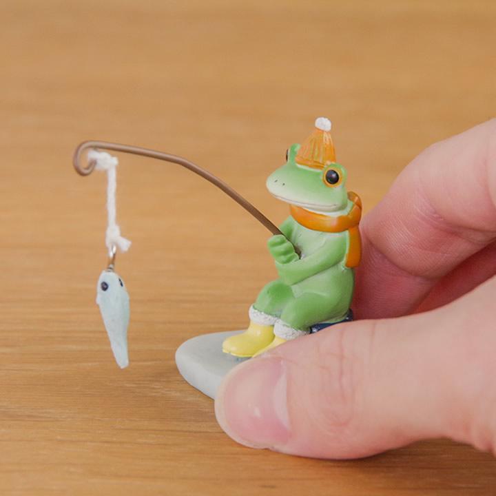 カエル コポーシリーズ 氷上で魚釣り Copeau コポー 新作 カエル コポーシリーズ 氷上で魚釣り Copeau コポー 新作