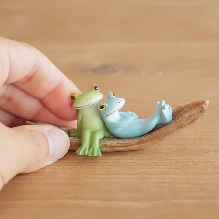 カエル コポーシリーズ まどろむ2匹のカエル Copeau コポー 新作 カエル コポーシリーズ まどろむ2匹のカエル Copeau コポー 新作