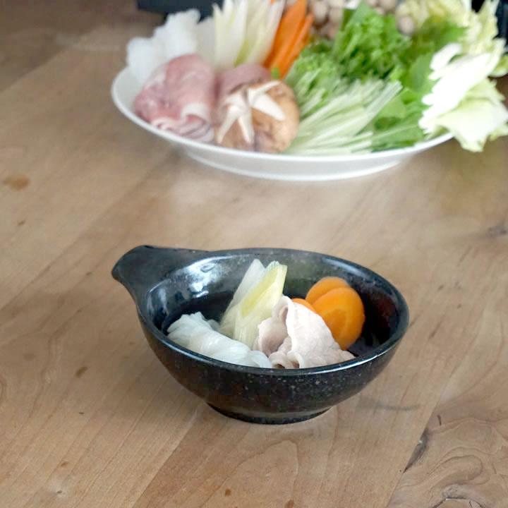 とんすい おしゃれ つや黒 とんすい（黒）器 お皿 かわいい 食洗機対応
