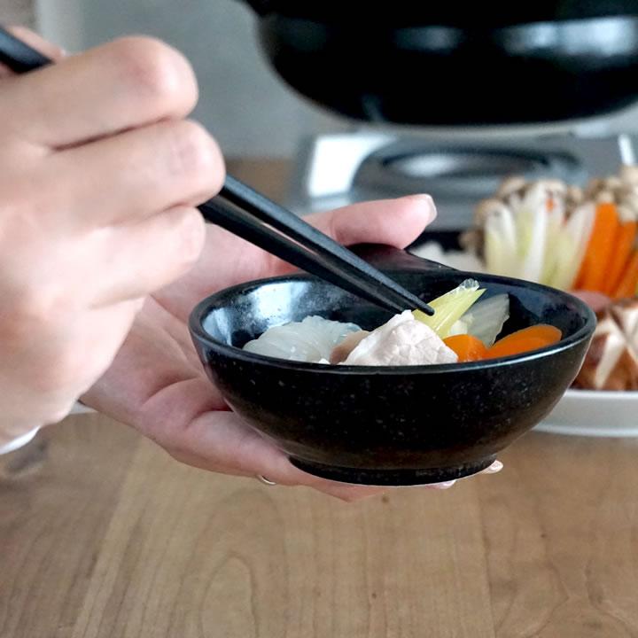 とんすい おしゃれ つや黒 とんすい（黒）器 お皿 かわいい 食洗機対応