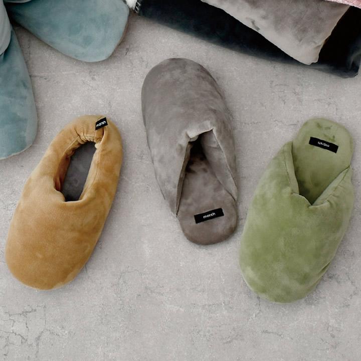 スリッパ 冬 室内 暖かい marsh マーシュ ルームシューズ ＆ ルームスリッパ 冬用 レディース メンズ かわいい |  | 02