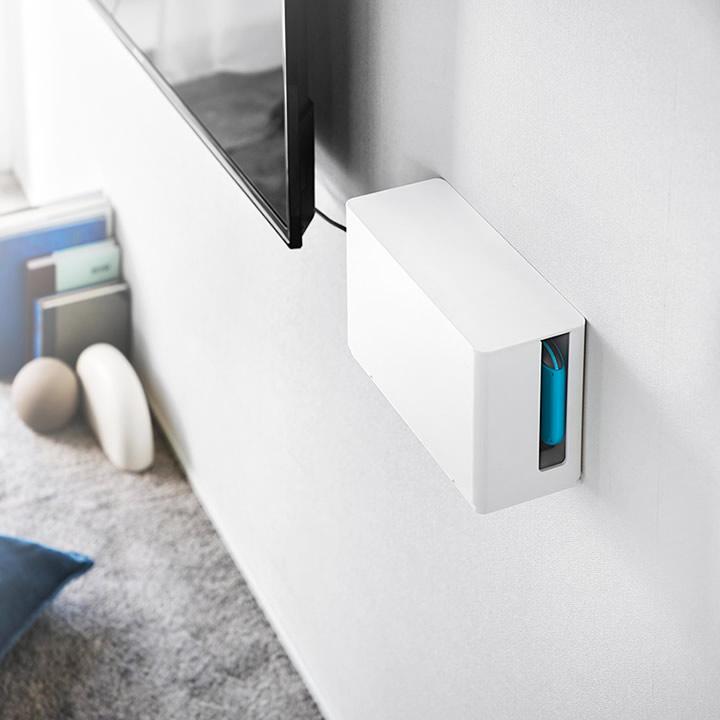 山崎実業 公式 smart 蓋付き重ねられるゲーム機器収納ケース switch