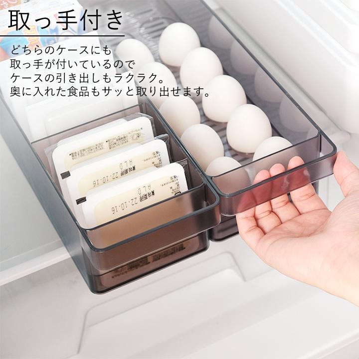 tower 冷蔵庫中卵ケース タワー & 冷蔵庫中収納ケース 仕切り付 tower 冷蔵庫中卵ケース タワー & 冷蔵庫中収納ケース 仕切り付
