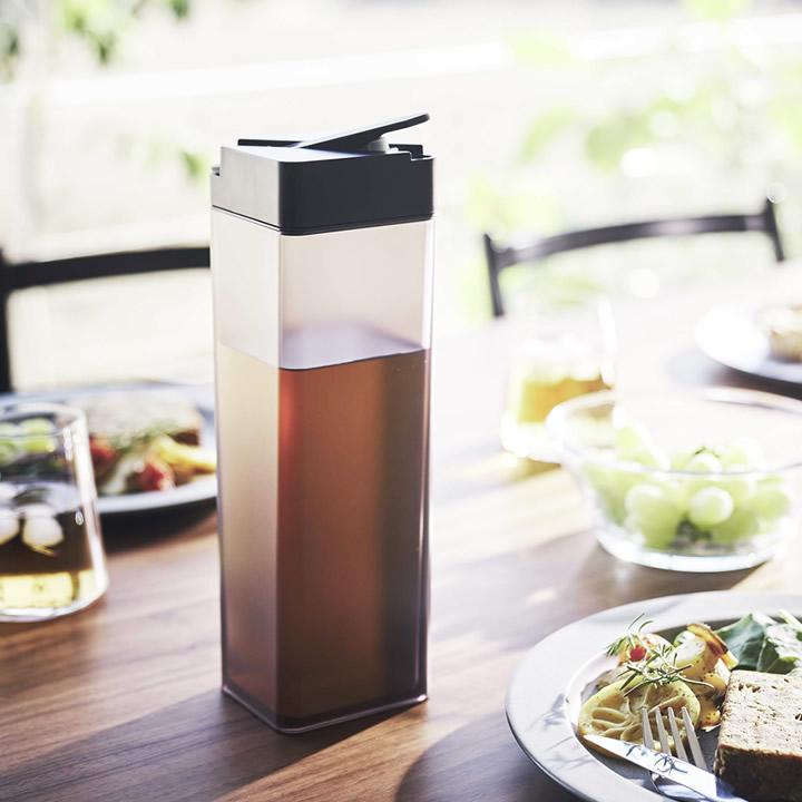 tower 冷水筒 1l 1リットル 麦茶ポット 横置き 耐熱 お茶ポット