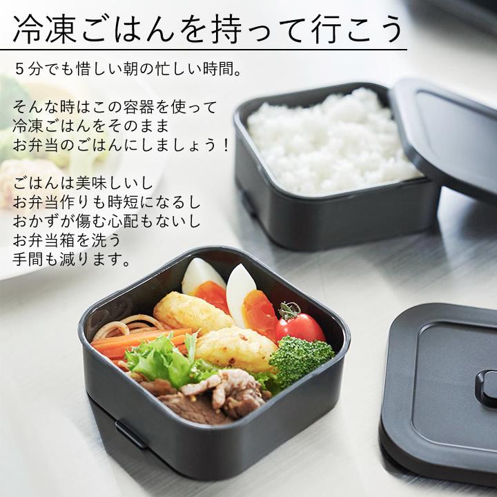 tower 山崎実業 冷凍ごはん容器&バルブ付き密閉ランチボックスセット