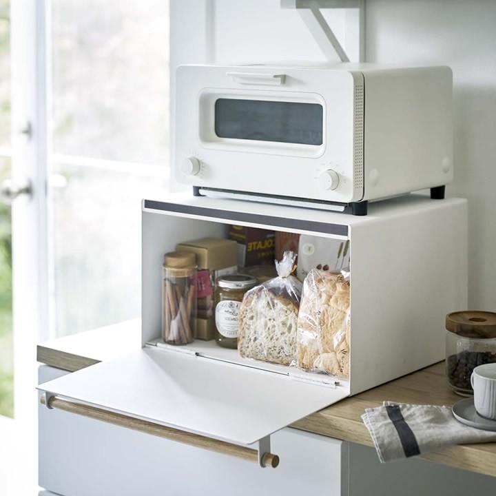 キッチン 収納 ブレッドケース トスカ Tosca パンケース ブレッドケース パン 収納 パン入れ ブレッドボックス 木 トースター 山崎実業 4376 クッチーナ C23 2746 キッチン雑貨 インテリア Cucina 通販 Yahoo ショッピング