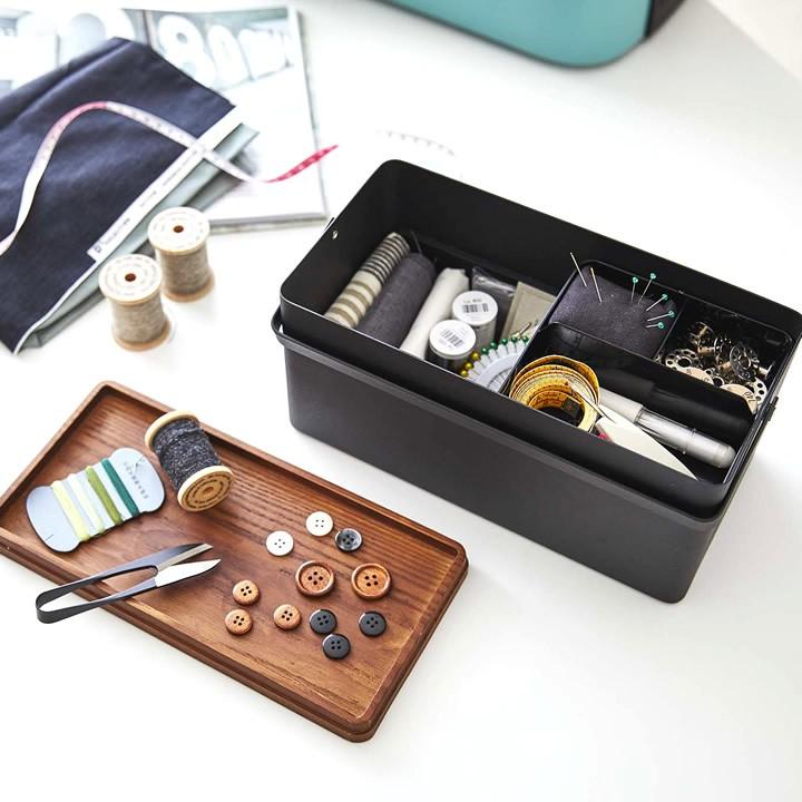 裁縫箱 ソーイングボックス 裁縫箱 Tower タワー 裁縫箱 おしゃれ 裁縫道具 収納 裁縫ケース 裁縫 道具 手芸 小物収納 山崎実業 Yamazaki クッチーナ C3010 2746 キッチン雑貨 インテリア Cucina 通販 Yahoo ショッピング