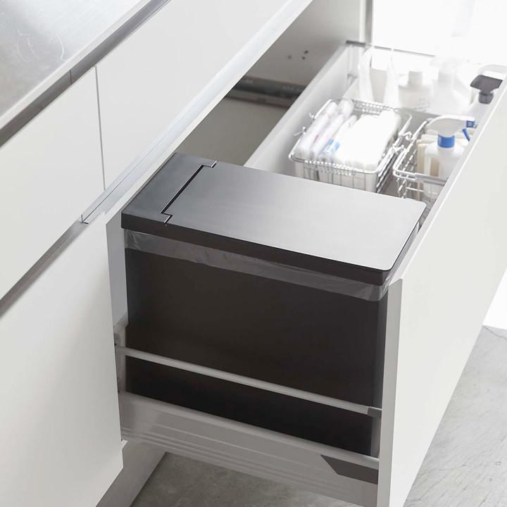 購入 ゴミ箱 キッチン シンク下 蓋付き Tower タワー 分別 スリム ふた付き 便利 おしゃれ 22l シンプル 山崎実業 Yamazaki クッチーナ Discoversvg Com