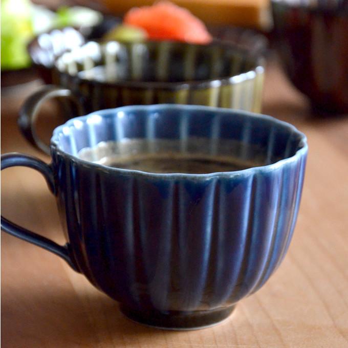 コーヒーカップ ぎやまん カップ カネコ小兵 コップ おしゃれ 陶器