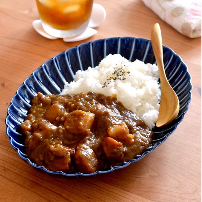カレー皿 楕円 ぎやまん 楕円大皿 ぎやまん陶 お皿 食器 和風 和食器 カレー 皿 おしゃれ かわいい 磁器 美濃焼 日本製 国産 ギフト カネコ小兵 クッチーナ D キッチン雑貨 インテリア Cucina 通販 Yahoo ショッピング