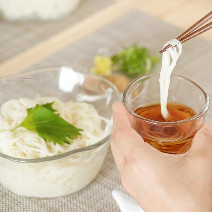 そうめん 食器 おしゃれ ガラス 食器セット 2人用 そうめん三昧 6点