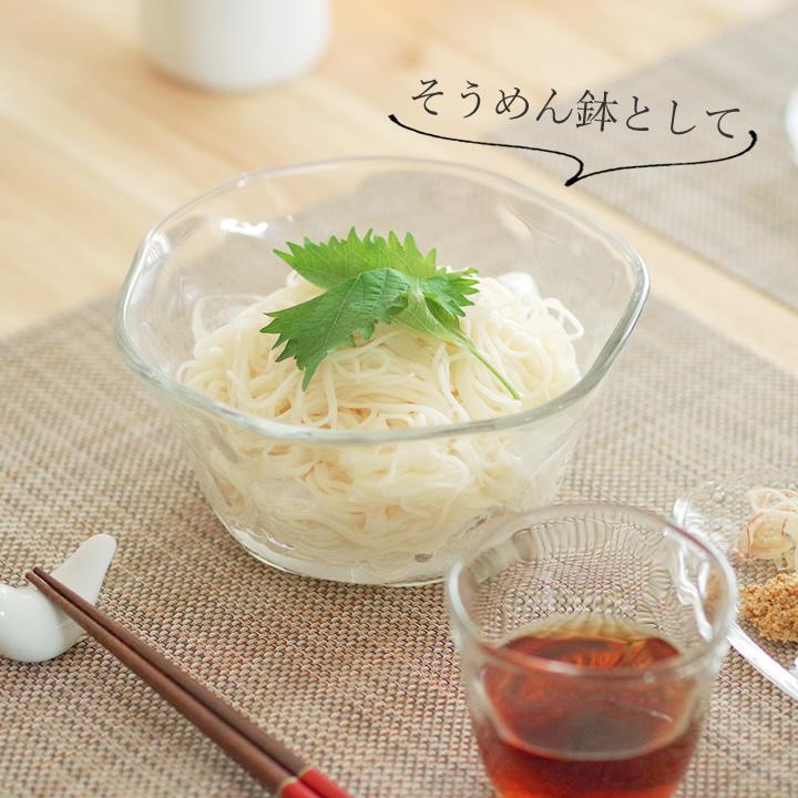 そうめん 食器 おしゃれ ガラス 食器セット 2人用 そうめん三昧 6点