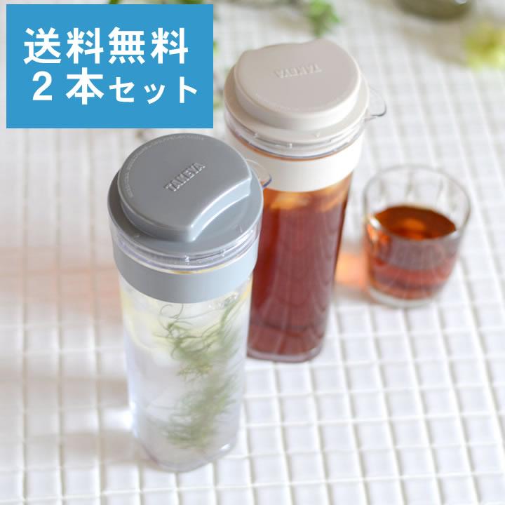 FRESHLOK 特典付き 麦茶ポット 1l ピッチャー 横置き 冷水筒 タケヤ
