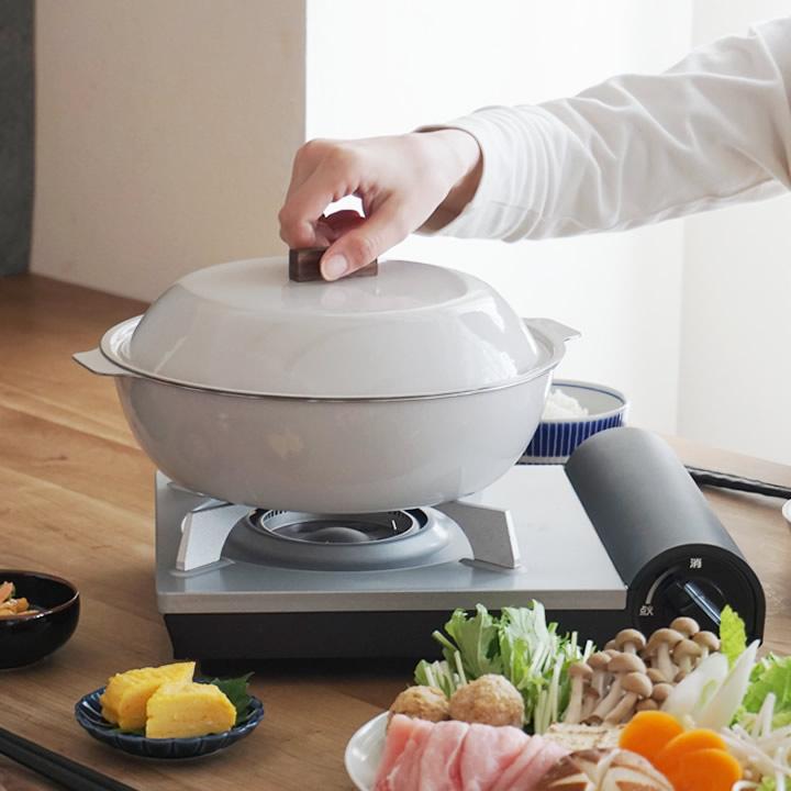 新品未使用　KAKOMI琺瑯鍋 IH鍋 2L 鋳鉄製 KAKOMI IH琺瑯鍋 2L – KINTO