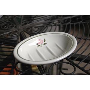 ソープディッシュ アウトレット バラ柄 シリーズ クッチーナ 陶器 石鹸