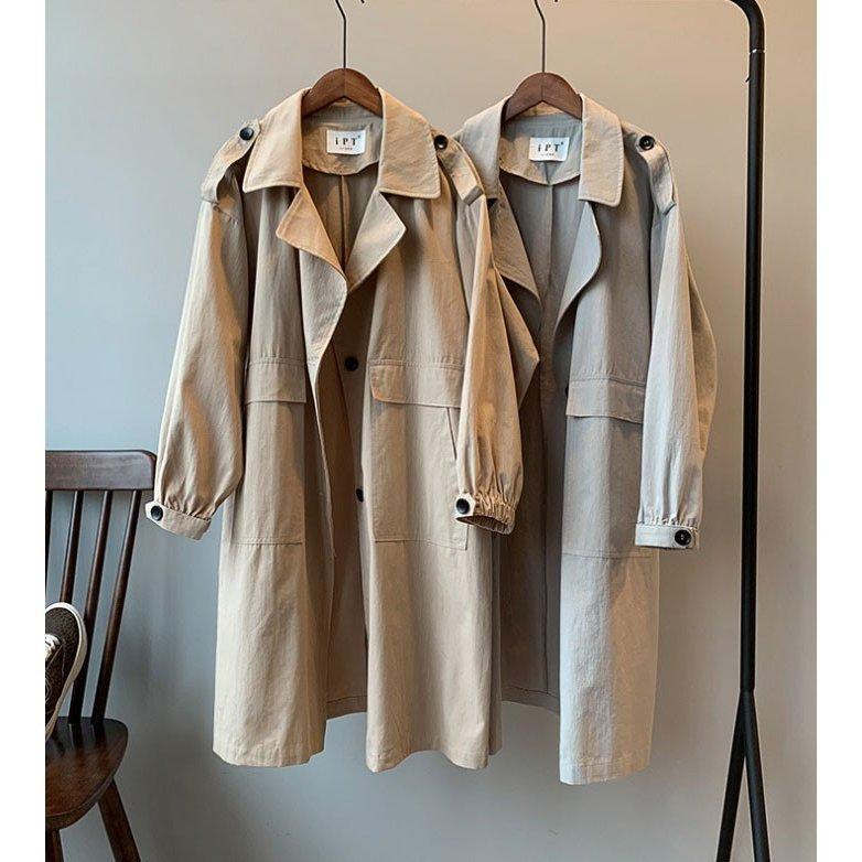 レディーストレンチコート春コートスプリングコートジャケットコートロングコートアウター春服新作 日本最大のブランド