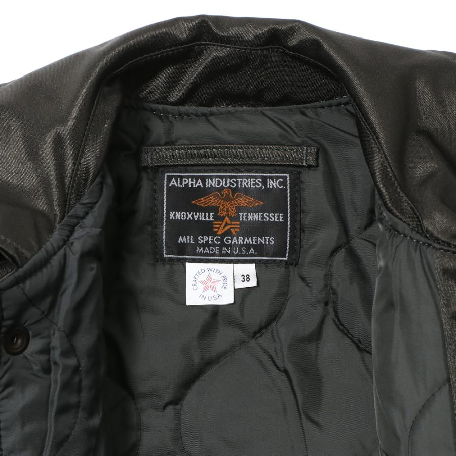 ALPHA アルファ MADE IN U.S.A MP-Tex WI-96フィールドジャケット ブラック Lサイズ |  | 06