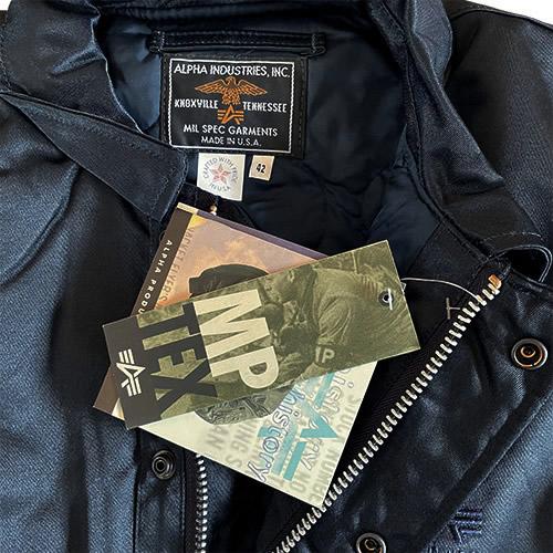 ALPHA アルファ MADE IN U.S.A MP-Tex WI-96フィールドジャケット ネイビー Lサイズ |  | 07