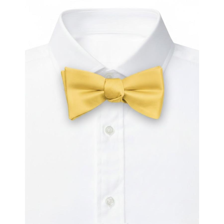 蝶ネクタイ イエロー 手結び ボウタイ パーティー フォーマル メンズアクセサリー |  | 02