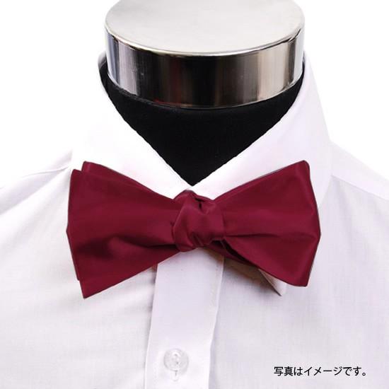 蝶ネクタイ バーガンディ 手結び ボウタイ パーティー フォーマル メンズアクセサリー |  | 03