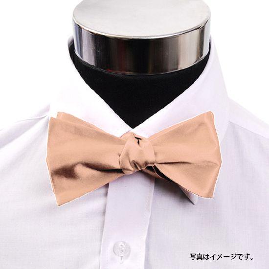 蝶ネクタイ ピーチ 手結び ボウタイ パーティー フォーマル　メンズアクセサリー |  | 02