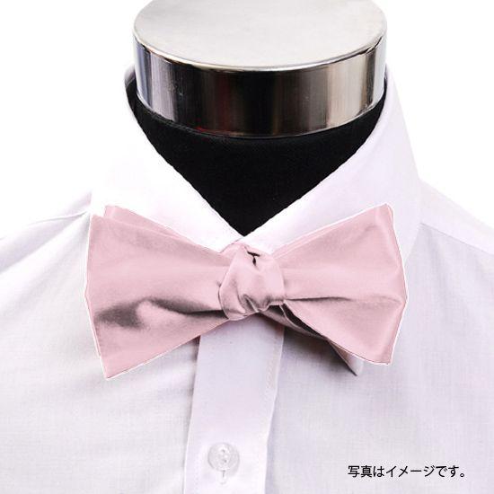 蝶ネクタイ ピンク 手結び ボウタイ パーティー フォーマル メンズアクセサリー |  | 02