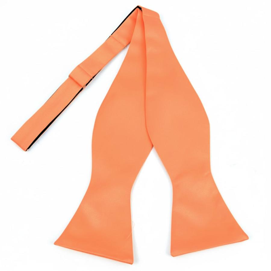 蝶ネクタイ オレンジ 手結び ボウタイ パーティー フォーマル メンズアクセサリー |  | 01