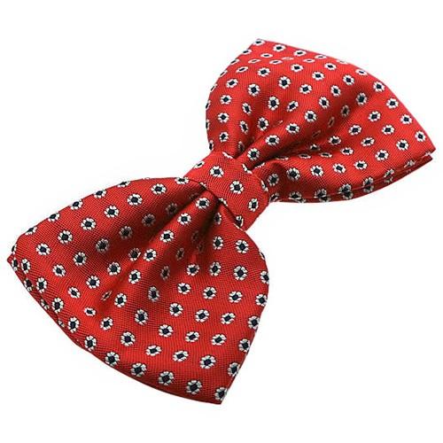 蝶ネクタイ レッド ドット ボウタイ 簡易装着 簡単 パーティー フォーマル メンズアクセサリー |  | 01