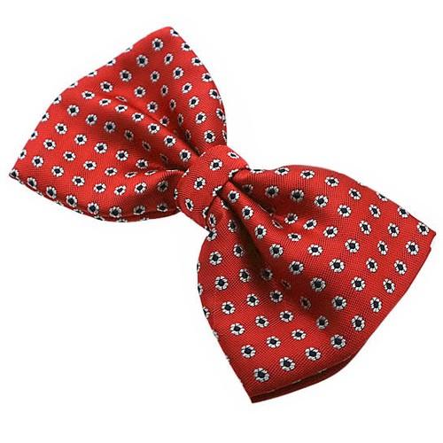 蝶ネクタイ レッド ドット ボウタイ 簡易装着 簡単 パーティー フォーマル メンズアクセサリー |  | 02