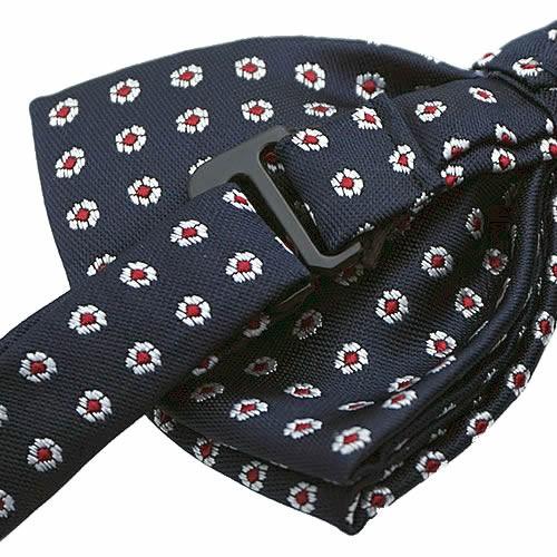 蝶ネクタイ ネイビー ドット ボウタイ 簡易装着 簡単 パーティー フォーマル メンズアクセサリー |  | 03