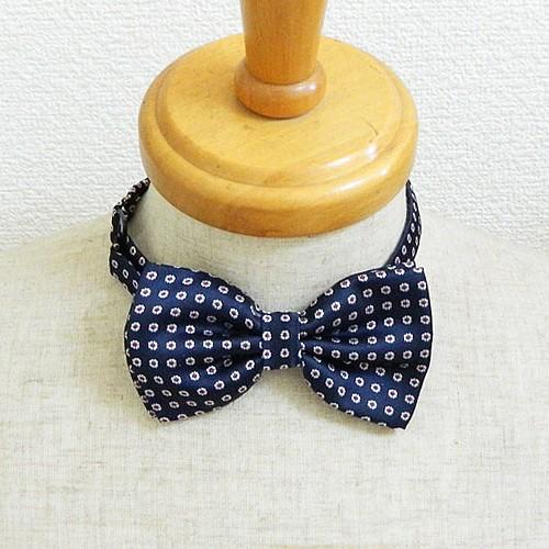 蝶ネクタイ ネイビー ドット ボウタイ 簡易装着 簡単 パーティー フォーマル メンズアクセサリー |  | 04