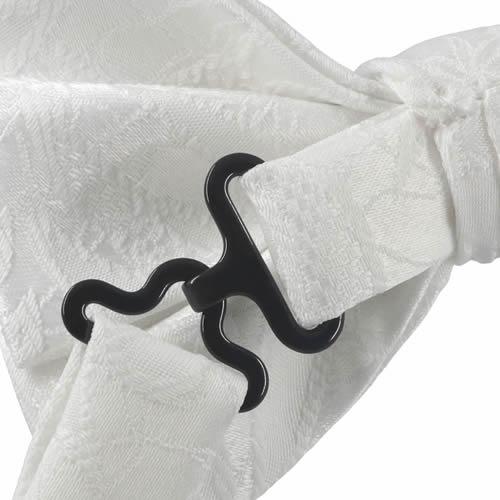 蝶ネクタイ ホワイト リーフ フラワー 植物模様 ボウタイ 簡易装着 簡単 パーティー フォーマル メンズアクセサリー |  | 04