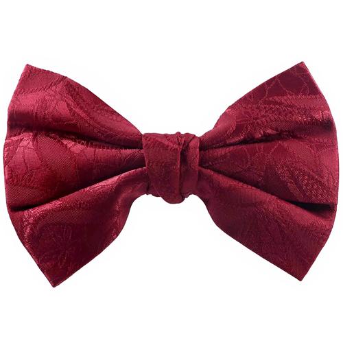 蝶ネクタイ レッド リーフ フラワー 植物模様 ボウタイ 簡易装着 簡単 パーティー フォーマル メンズアクセサリー |  | 01