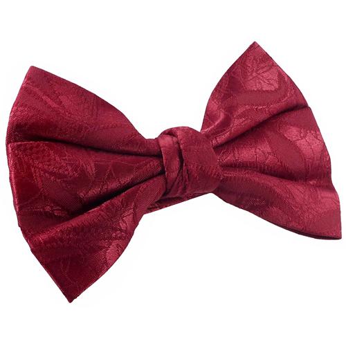 蝶ネクタイ レッド リーフ フラワー 植物模様 ボウタイ 簡易装着 簡単 パーティー フォーマル メンズアクセサリー |  | 02